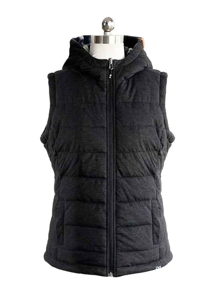トップス RIBBON TWILL VEST (CHARCOAL) トップス RIBBON TWILL VEST (CHARCOAL) Regular Fit Black